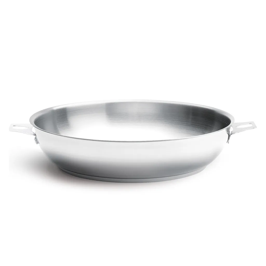 De Buyer Frypan INOX 24 CM Bratpfanne, 24 cm max. Durchmesser, Aluminium